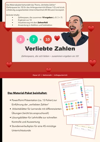 Cover: Verliebte Zahlen