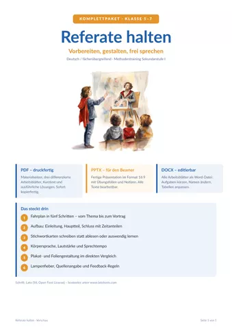 Cover: Referate halten