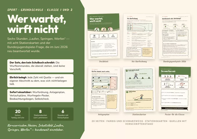 Cover: Laufen, springen, werfen