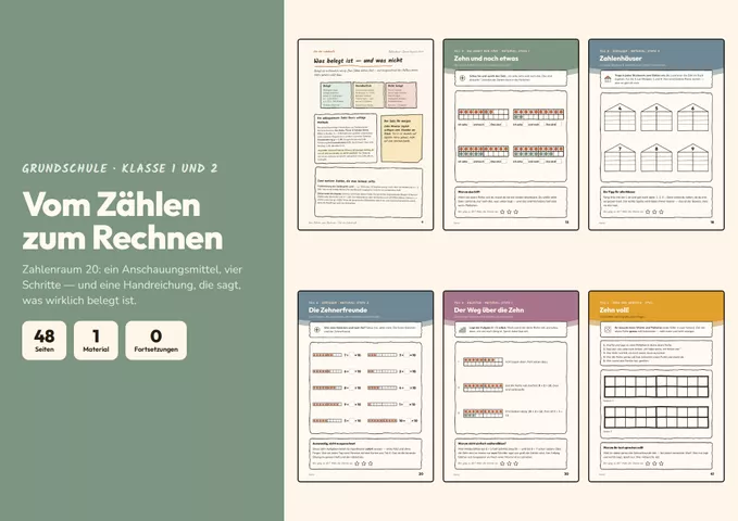 Cover: Vom Zählen zum Rechnen