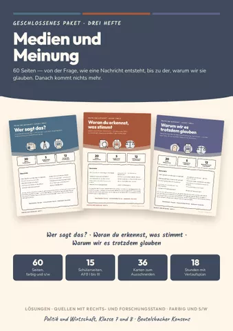 Cover: Medien und Meinung