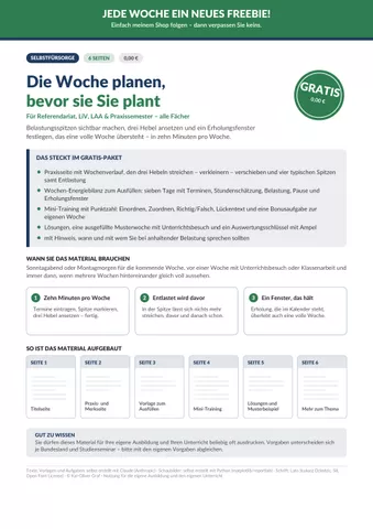 Cover: Belastung im Referendariat