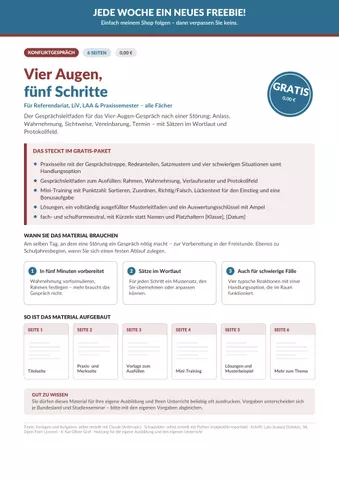 Cover: Konfliktgespräch führen