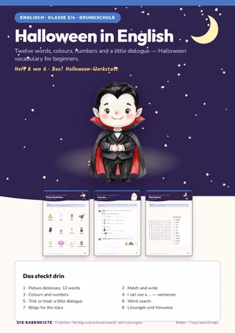 Cover: Halloween in English