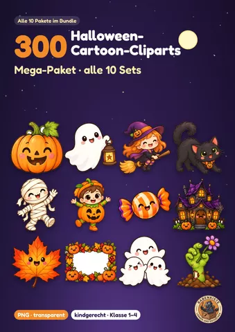 Cover: 300 Halloween-Cliparts