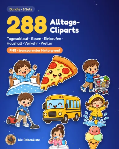 Cover: 288 Alltags-Cliparts