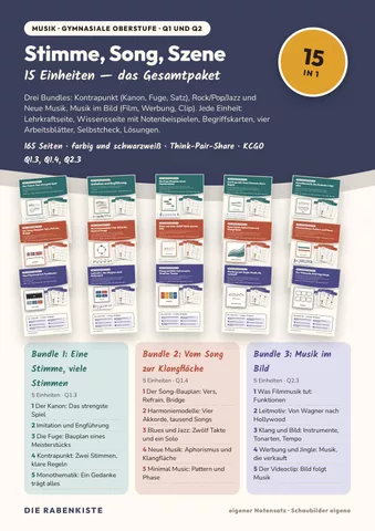 Cover: Stimme, Song, Szene