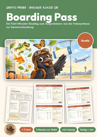 Cover: Stundeneinstieg Biologie 5/6 gratis