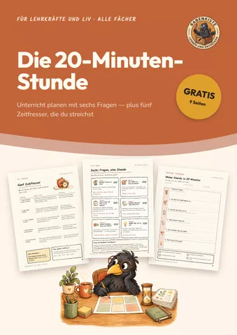 Cover: Unterricht planen in 20 Minuten