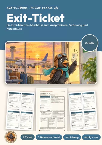 Cover: Exit-Ticket Physik 7/8 gratis