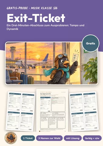 Cover: Exit-Ticket Musik 5/6 gratis